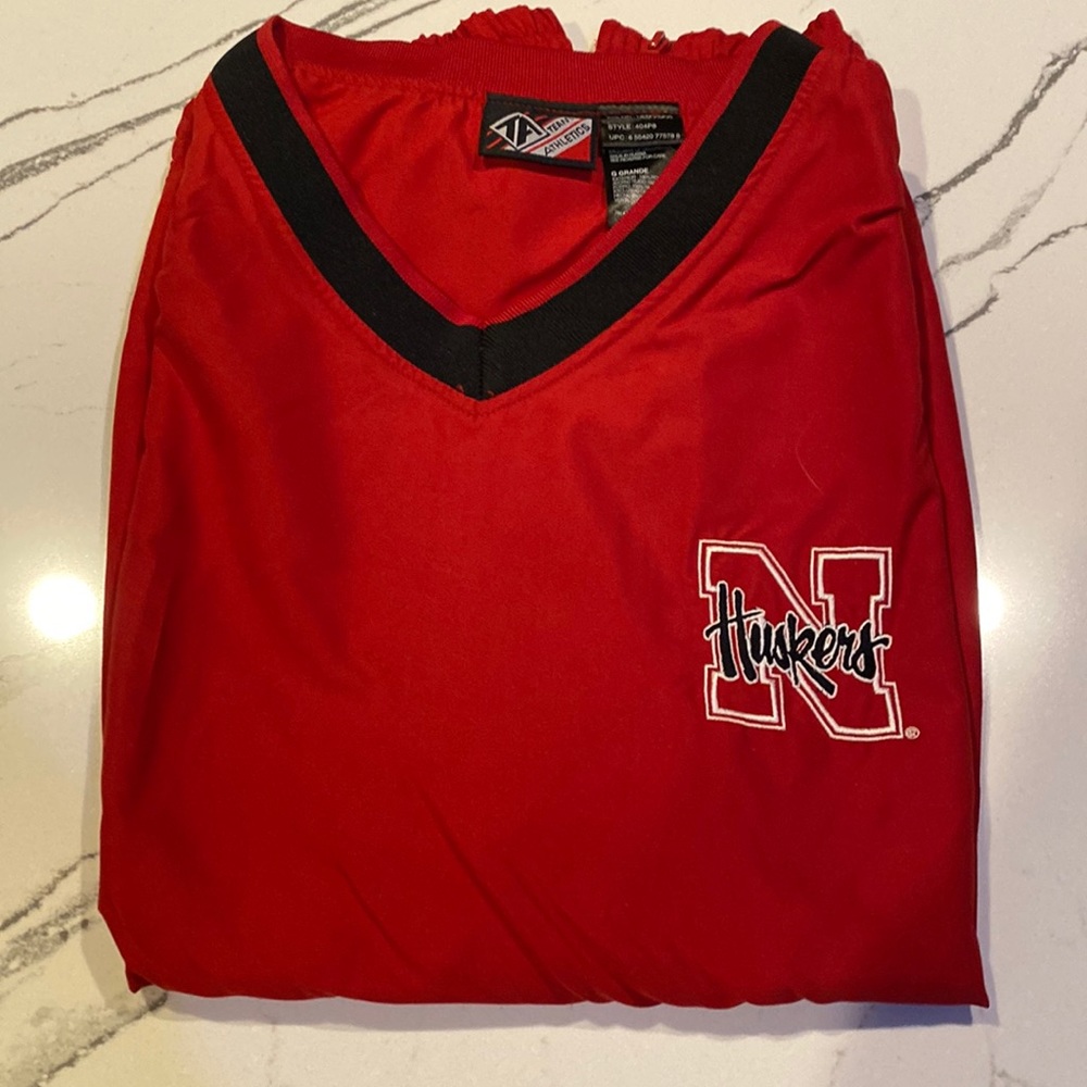 Nebraska Cornhuskers Team Athletics Vest Size L